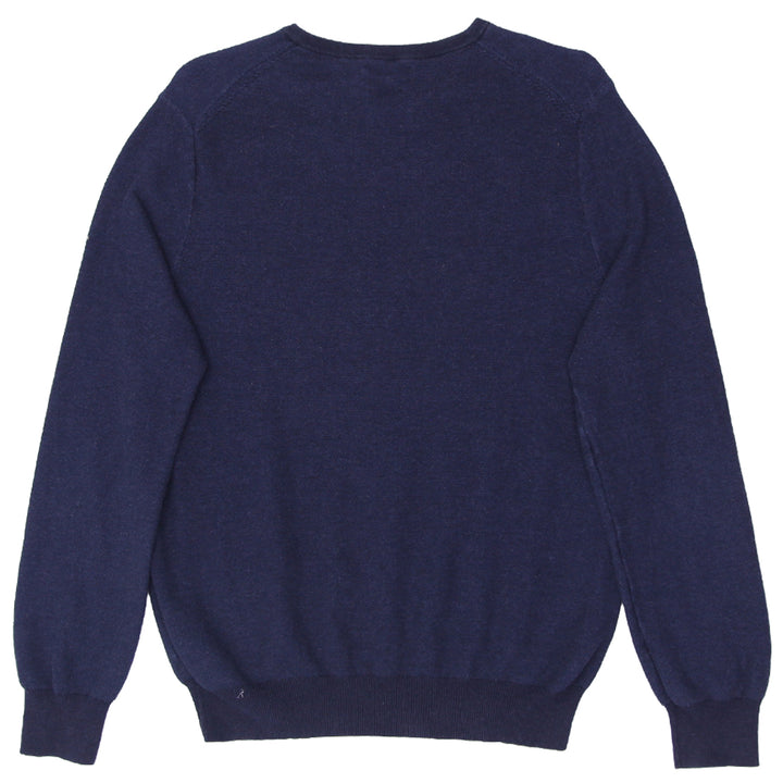 Mens Polo Ralph Lauren Pima Cotton Sweater Navy Blue - Fashion Rerun Vintage Migration_Sweaters