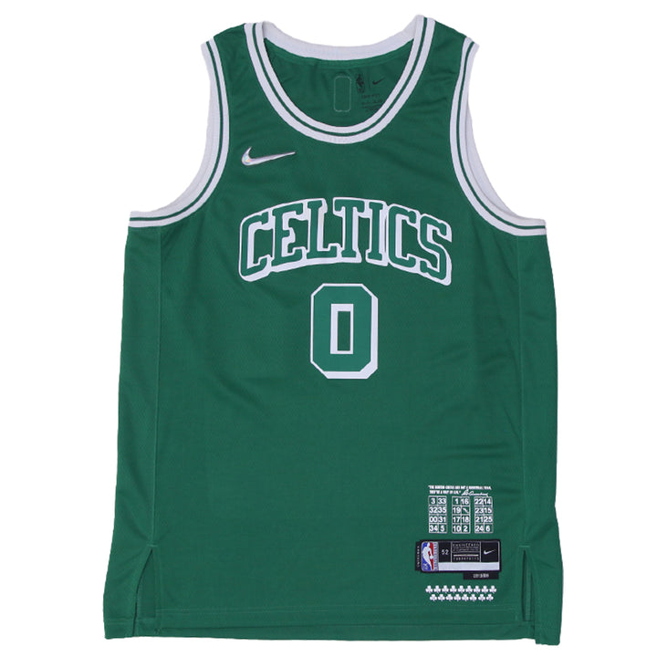 Mens Nike Jayson Tatum #00 Celtics Jersey Green