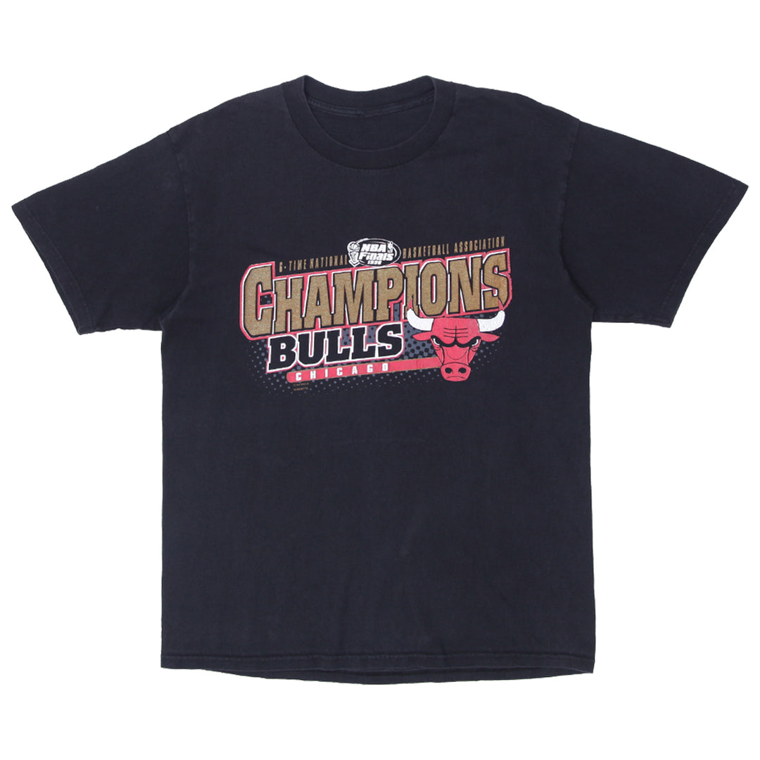 1998 Vintage Chicago Bulls NBA Finals Champions T-Shirt L - Fashion Rerun Vintage Migration_T-Shirt