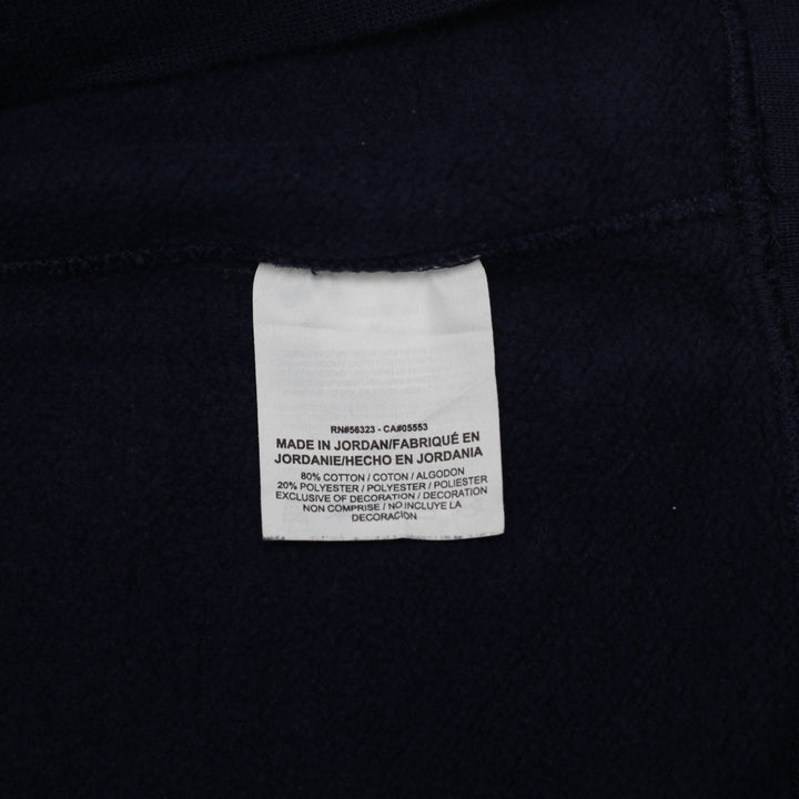Mens Nike Sweatshirt Navy Fleece Crew Neck Pullover Size M