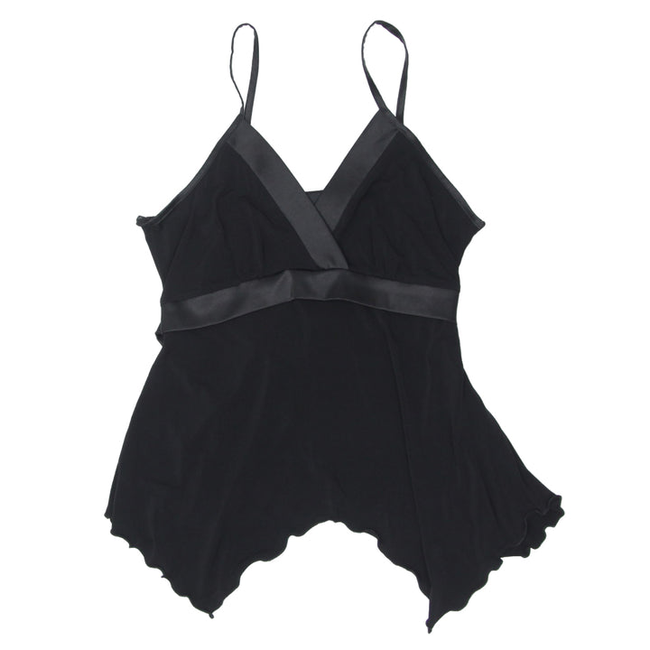 Y2K Strappy Black Top