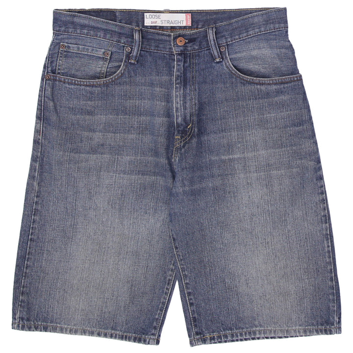 Mens Levi Strauss 569 Loose Straight Denim Shorts