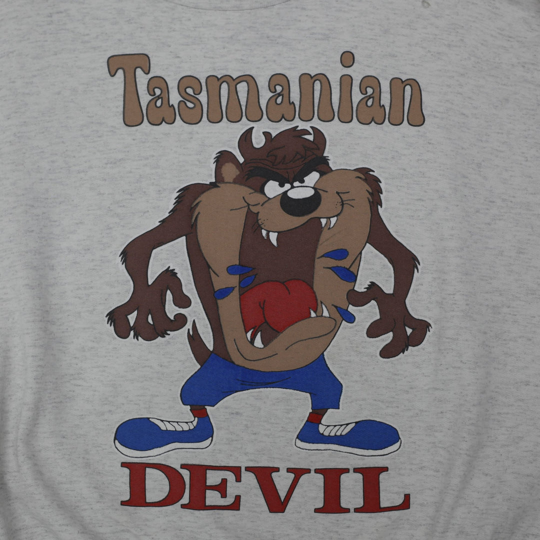 Vintage 90s Tasmanian Devil Crewneck Sweatshirt Size L