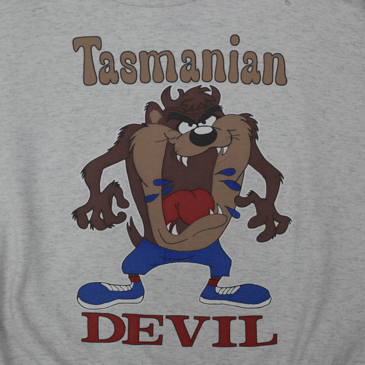 Vintage 90s Tasmanian Devil Crewneck Sweatshirt Size L