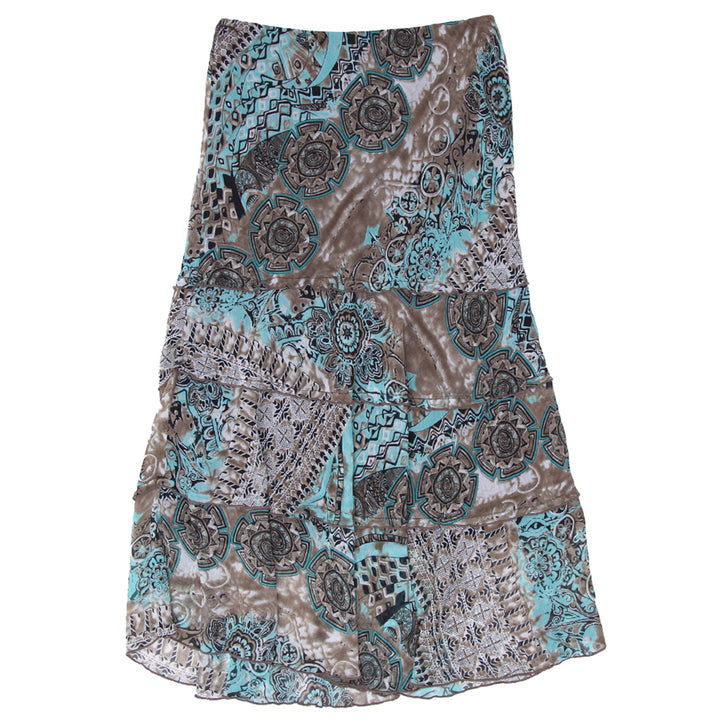 Y2K Dressbarn Floral Layered Maxi Skirt - Fashion Rerun Vintage Migration_Skirt