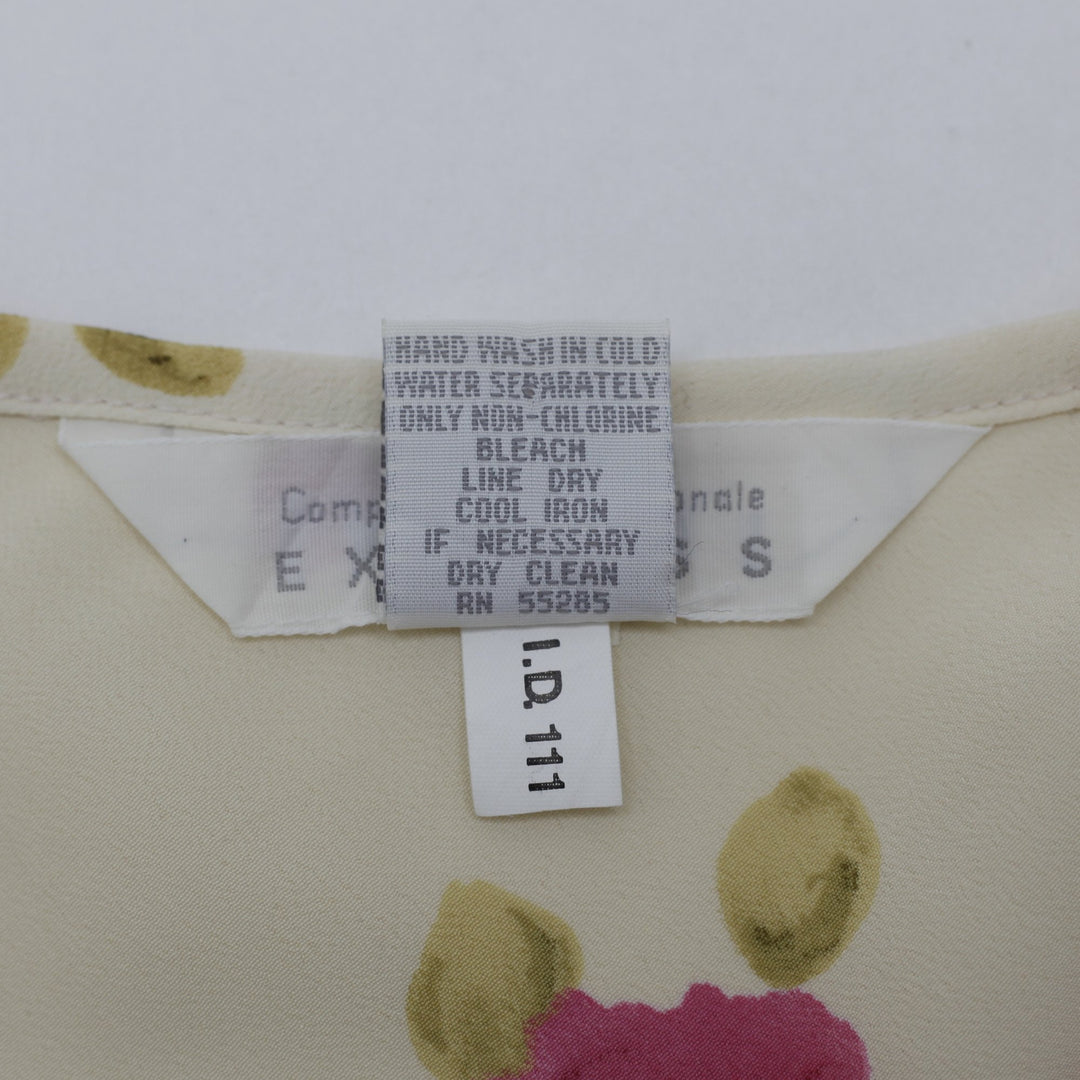Y2K Ladies Express Floral Double Layer Maxi Dress Size S