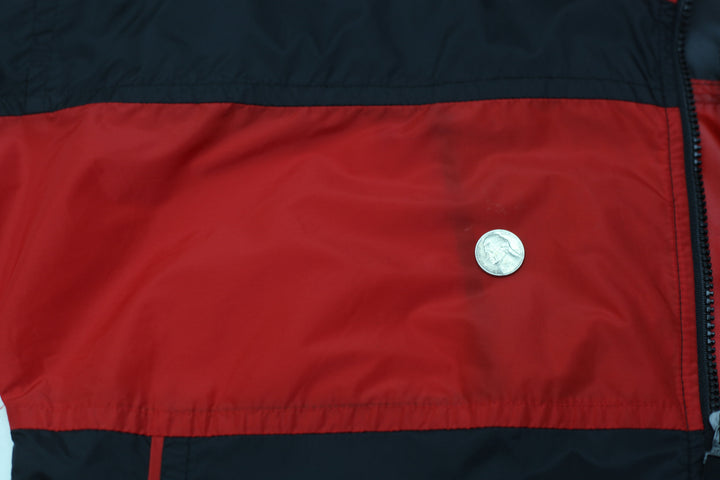 Vintage Ladies 90s Nike Embroiderd Swoosh Zip Up Windbreaker Jacket