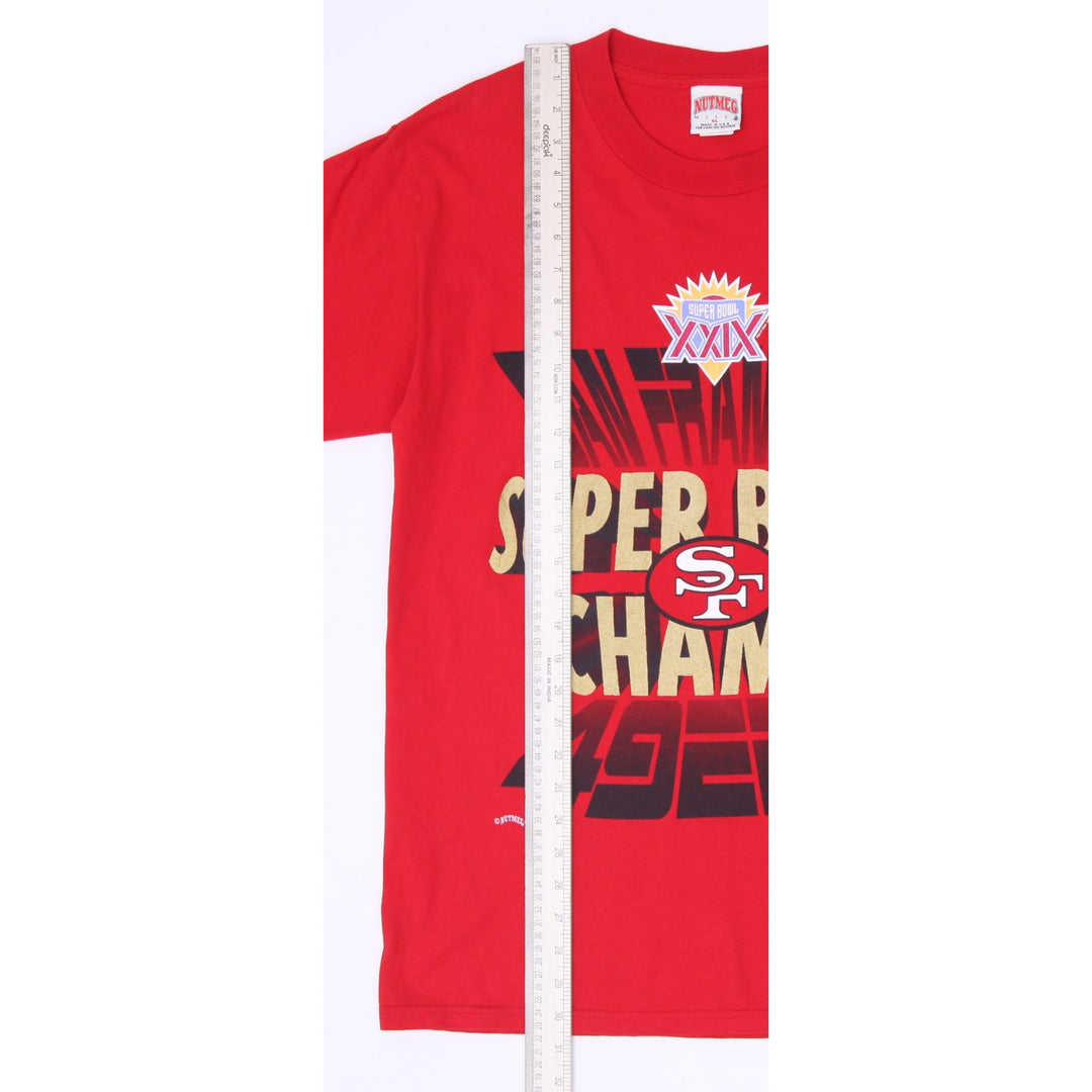 Vintage 1995 San Francisco 49ers Super Bowl XXIX Champions T-Shirt USA XL
