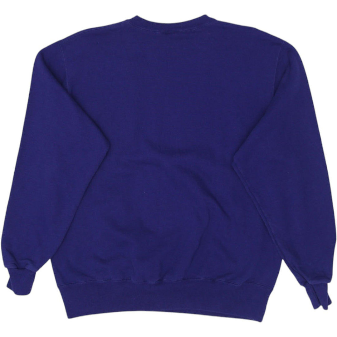 Vintage Embroidered Champion Logo Crewneck Sweatshirt | Migration_Sweatshirt - Side View | Fashion Rerun