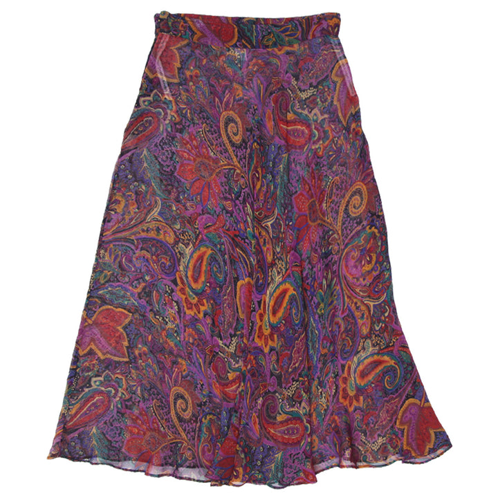 Y2K Ladies Southern Comforts Paisley Maxi Skirt