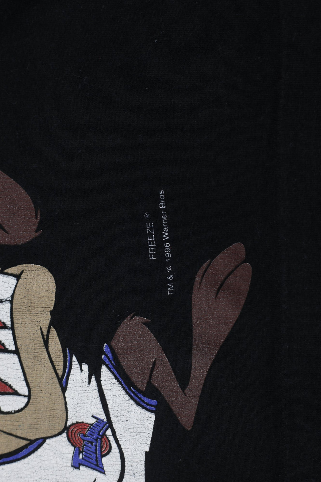 Vintage 1996 Space Jam Taz Monstars AOP T-Shirt Made In USA Size L