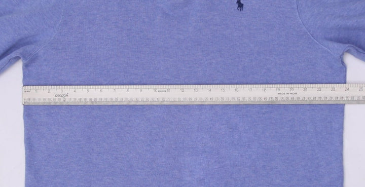 Mens Polo Ralph Lauren Sweater Blue Quarter Zip Casual Knitwear L | Migration_Sweaters RL Collection - Altern | Fashion Rerun
