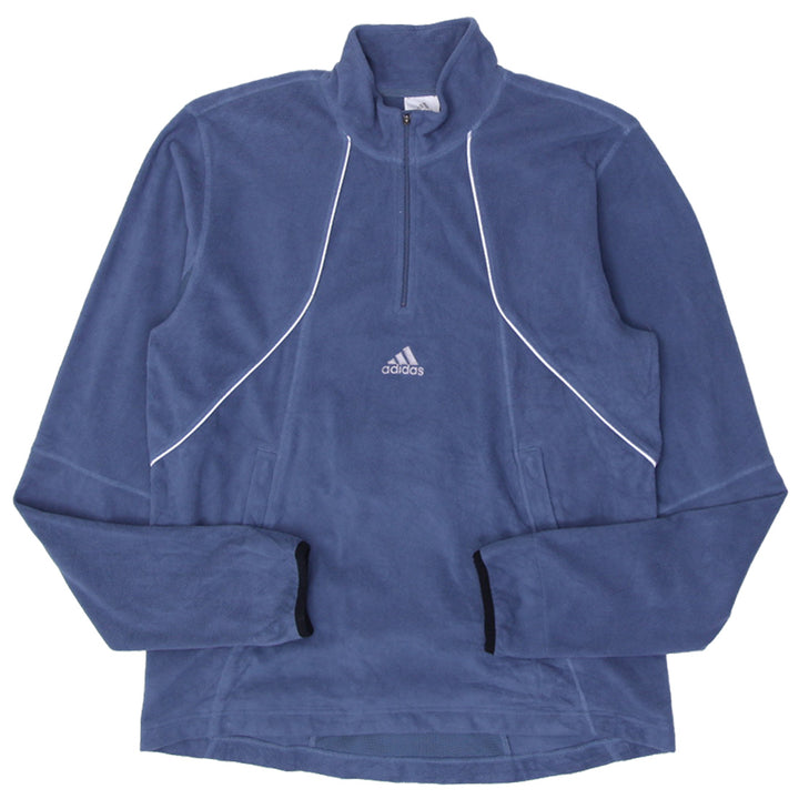 Vintage Adidas Fleece Quarter Zip Sweater