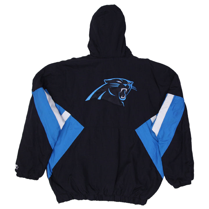 Vintage 90’s Starter North Carolina Panthers Puffer Hooded Jacket