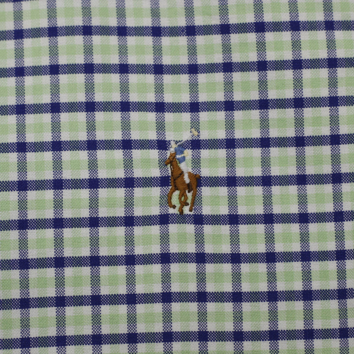 Mens Ralph Lauren Long Sleeve Plaid Button-Down Shirt Size S