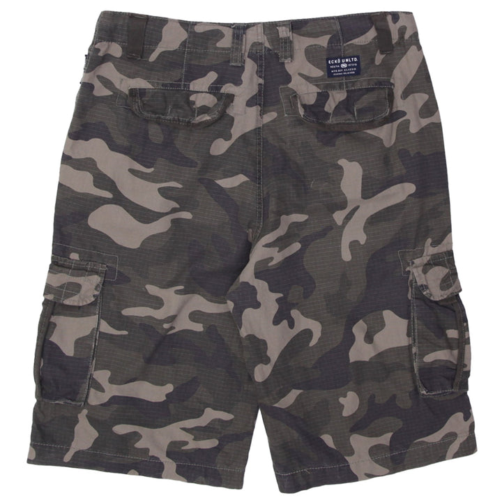 Mens Ecko Unltd Camo Cargo Shorts