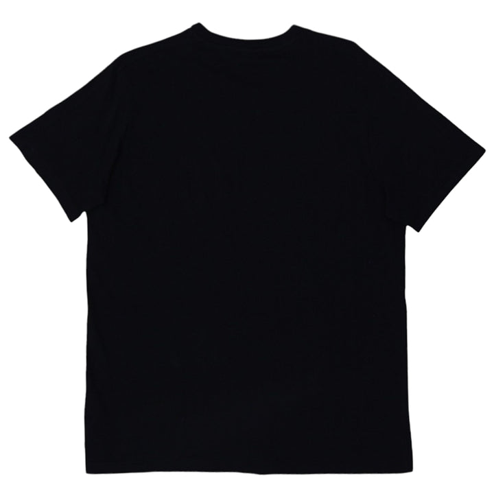 Mens Embroidered Adidas Logo Sleeve Striped T-Shirt