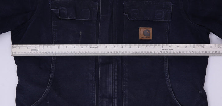 Mens C28 MDT Carhartt Workwear Distressed Full Zip Jacket