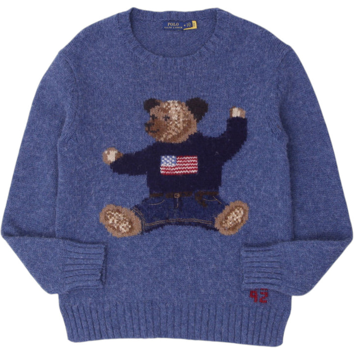 Mens Polo Ralph Lauren Sweater Blue Graphic Knitwear Bear | Migration_Knitwear & Sweaters RL Collection | Fashion Rerun
