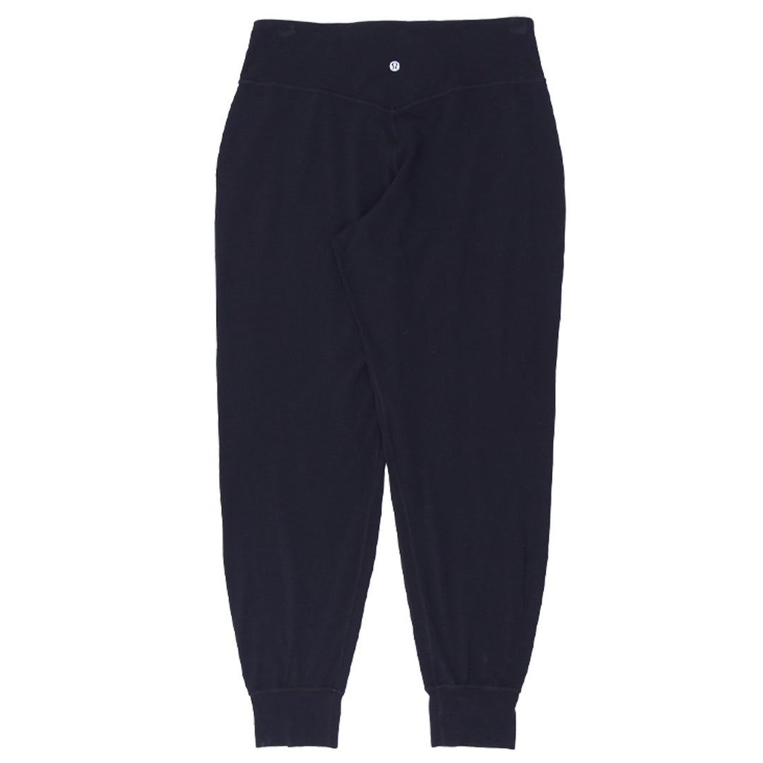 Ladies Black Lululemon Stretch Sports Jogger Pants