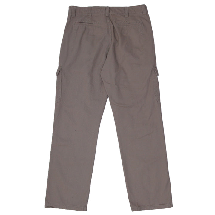 Mens Wrangler Relaxed Fit Brown Cargo Pants