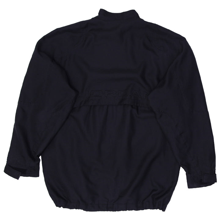 Mens Embroidered Jordan Logo 852005 Black Zip Jacket