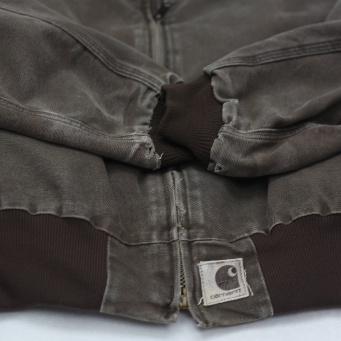 90s カーハート サンタフェ ジャケット チェスナット J14 CHT 2XL Vintage Carhartt J14 CHT Santa Fe Chocolate Brown Jacket size XL