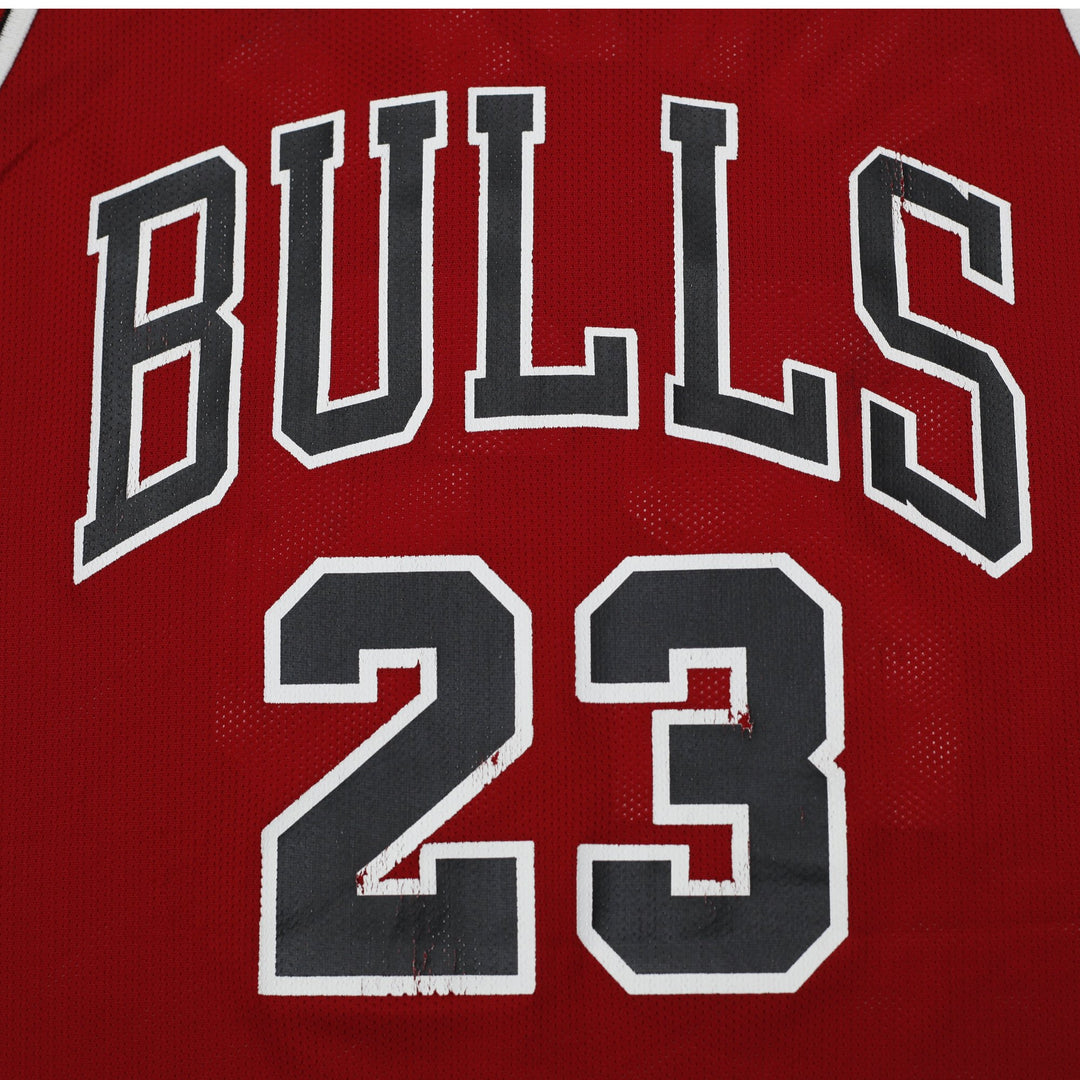 Vintage Champion Chicago Bulls Michael Jordan #23 Red Jersey 52 | Migration_Jerseys - View 9 | Fashion Rerun