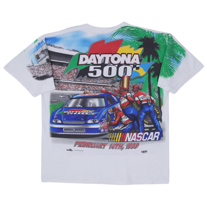 Vintage 1999 Daytona 500 Nascar AOP T-Shirt-Chase Authentics Size L - Fashion Rerun Vintage Migration_T-Shirt
