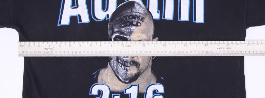 Vintage 90s Stone Cold Steve Austin 3:16 Split Face Wrestling T Shirt Size XL | Migration_T-Shirts - View 13 | Fashion Rerun