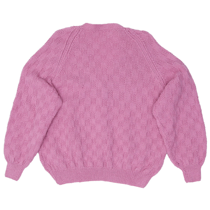 Vintage Ladies Knit Cardigan Sweater Pink - Fashion Rerun Vintage Migration_Sweaters