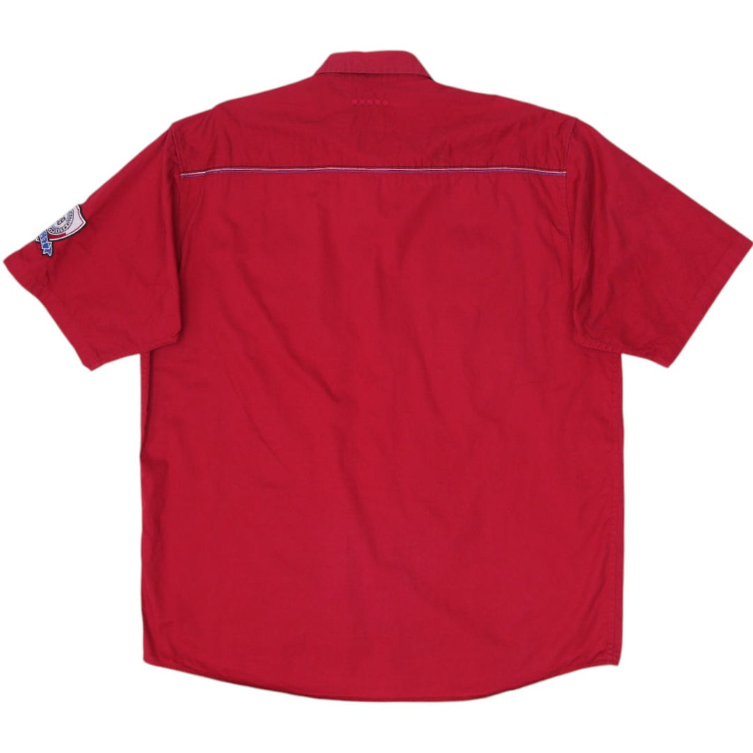 Coogi Short Sleeve Cotton Buttoned patch Details Shirt Size XXL | Migration_Shirts - Side View | Fashion Rerun