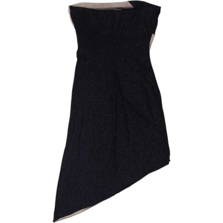Y2K Ladies Hourglass Strapless Asymmetric Tube Top Dress Size M