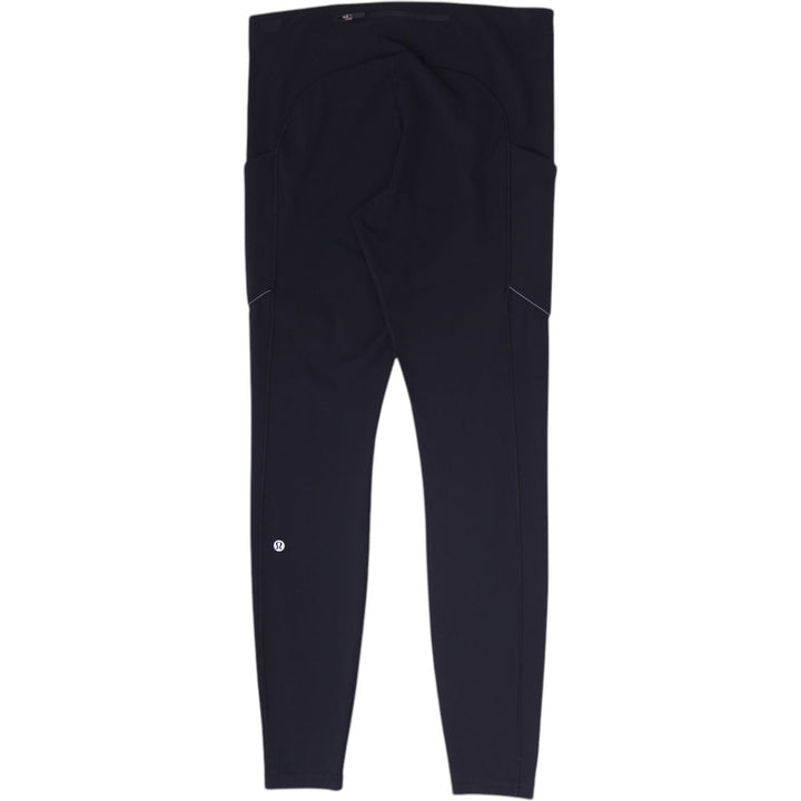 Ladies Lululemon Speed Up Tight Running Leggings Black Pockets Size 8