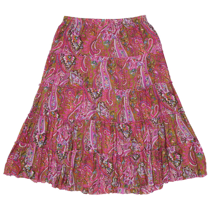 Y2K Ladies Bobbie & Brooks Paisley Print Skirt