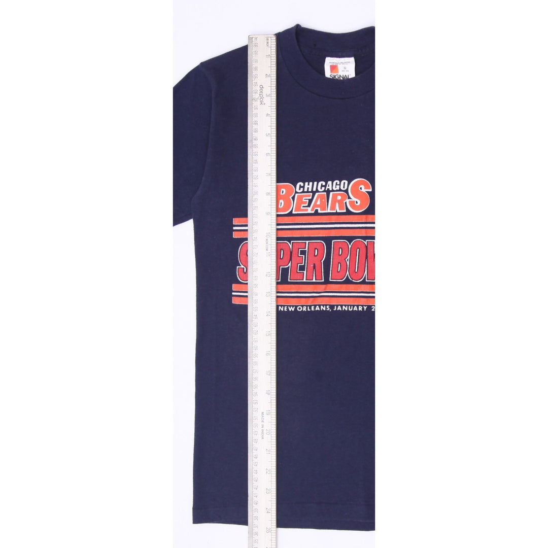 Vintage 1986 Signal Chicago Bears Super Bowl XX T Shirt Size S