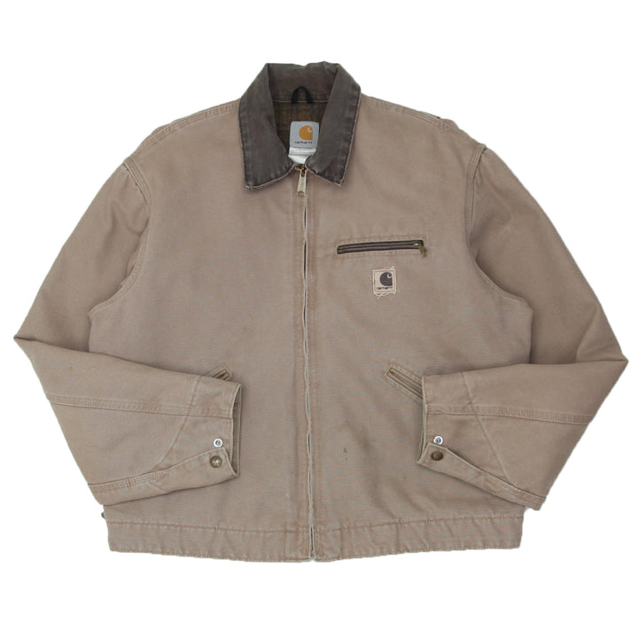 Vintage Carhartt Blanket Lined Brown Detroit Jacket