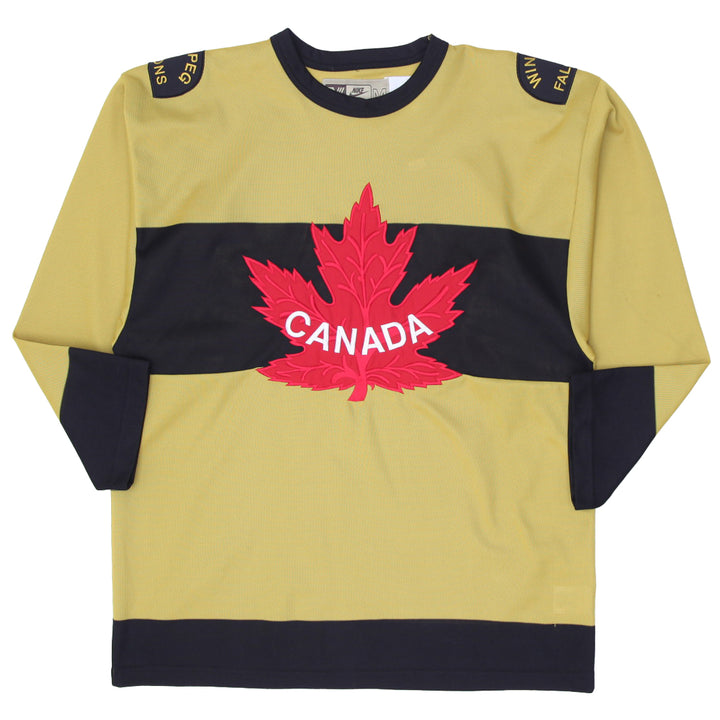 Vintage Rare Authentic Team Canada Winnipeg Falcons Nike Jersey