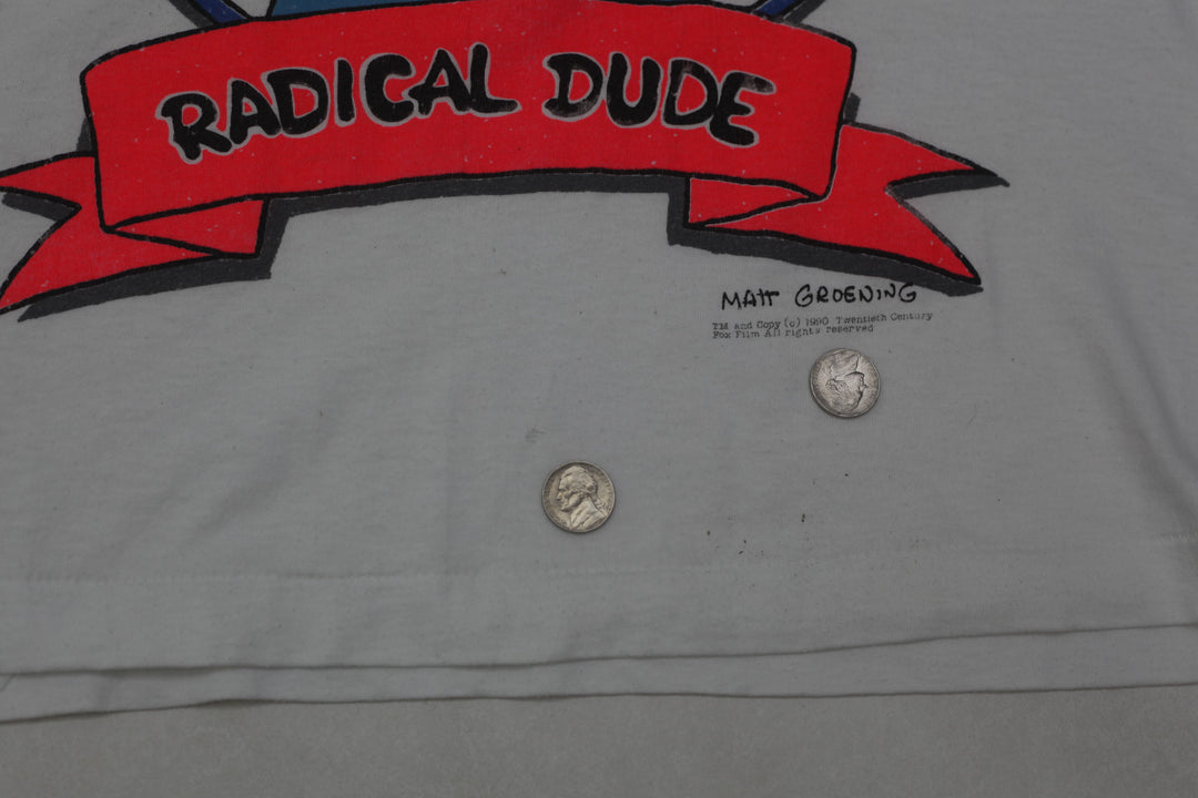 Vintage Bart Simpson T-Shirt Dont Have A Cow Man Cartoon Single Stitch - Fashion Rerun Vintage Migration_T-Shirt