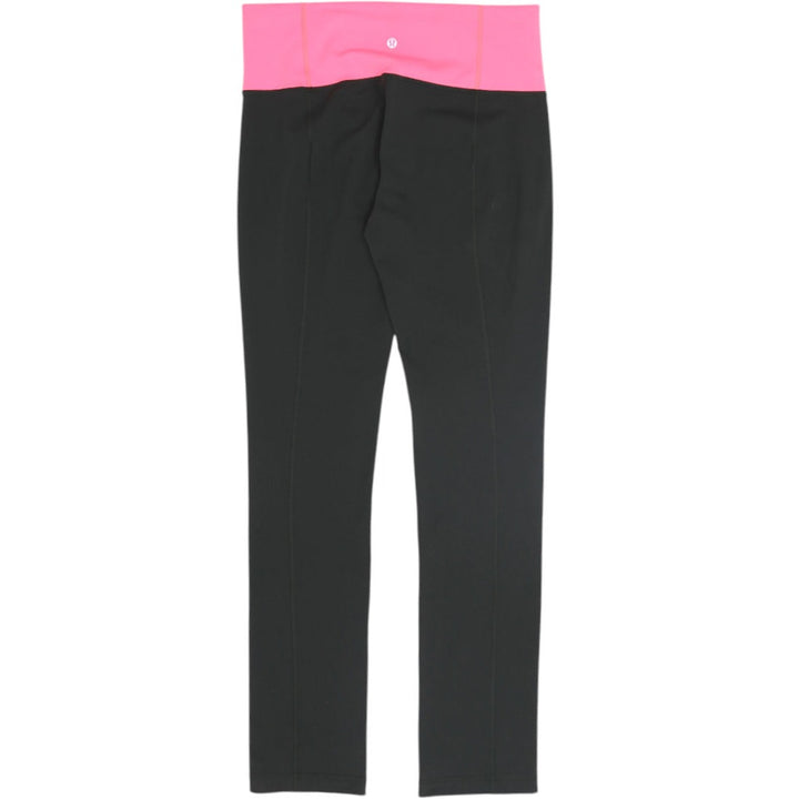 Ladies Lululemon Athletica Coral Accent Activewear Yoga Pants Size 10