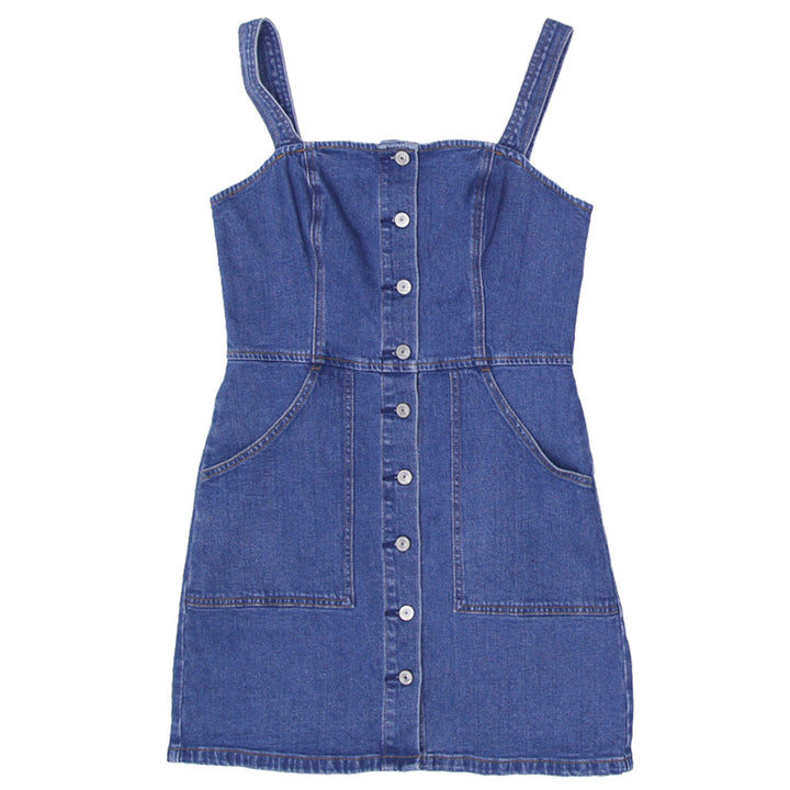 Shop Ladies Abercrombie & Fitch Front Button Denim Dress Shop Ladies Abercrombie & Fitch Front Button Denim Dress