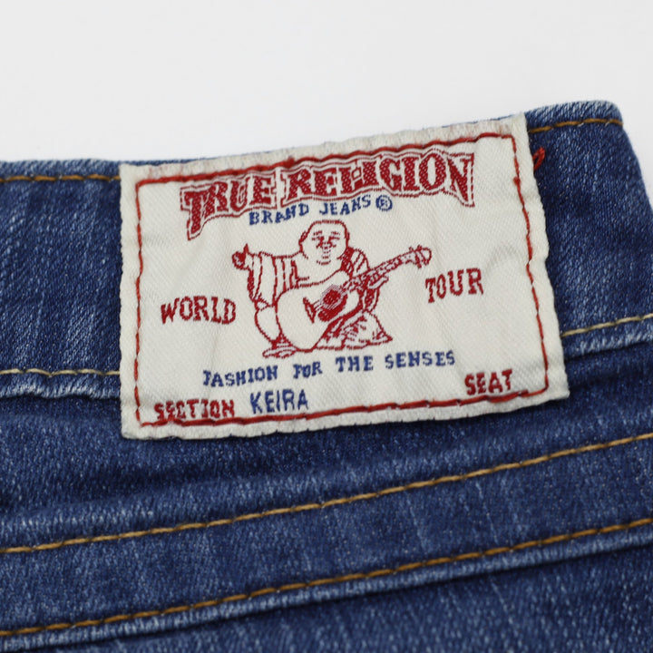 Y2K Womens True Religion Keira Denim Shorts Blue Siz 24