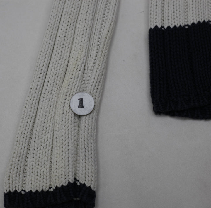 Vintage Ladies Polo Ralph Lauren American Flag Knit Sweater Small 100% Cotton