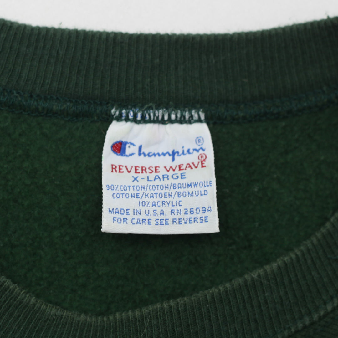 Vintage Champion Green Bay Packers Sweatshirt Reverse Weave XL Made In USA - Fashion Rerun Vintage Migration_Sweaters