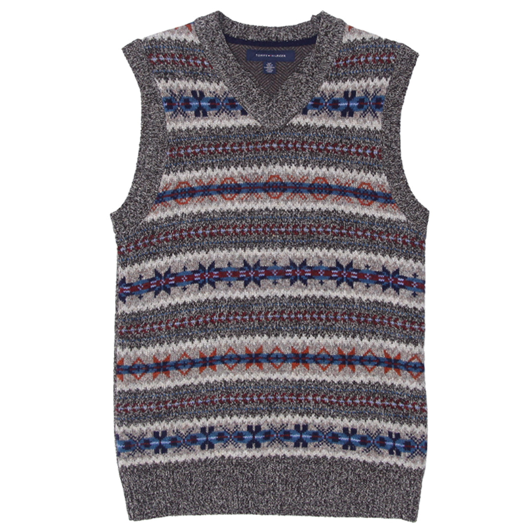 Mens Tommy Hilfiger Knit Sweater Vest - Fashion Rerun Vintage Migration_Sweaters