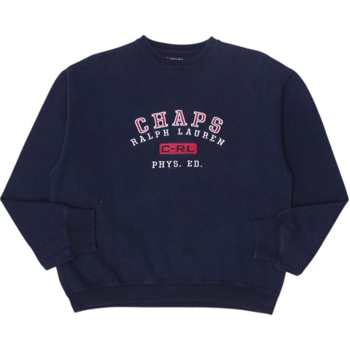 Vintage Chaps Ralph Lauren Navy Sweatshirt Graphic