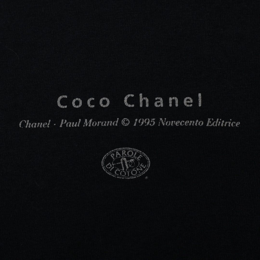 Vintage Vintage 1995 Parole Di Cotone Coco Chanel L'Allure T-Shirt