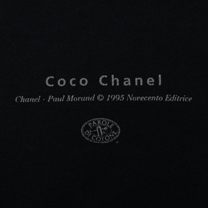 Vintage Vintage 1995 Parole Di Cotone Coco Chanel L'Allure T-Shirt