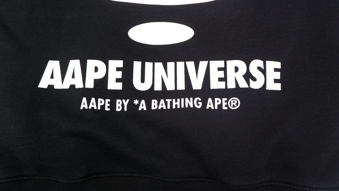 Shop Mens AAPE By A Bathing Ape X Mickey Mouse Pullover Hoodie