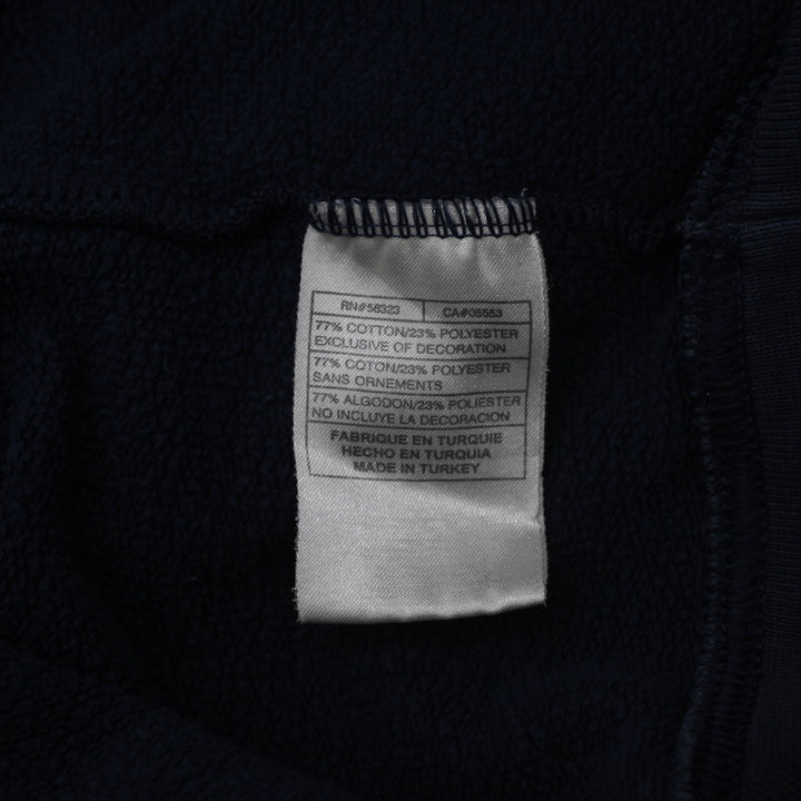 Vintage Nike Navy Blue Spell Out Logo Pullover Hoodie L | Migration_Hoodies - Detail View | Fashion Rerun